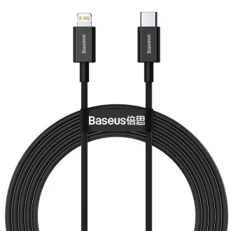 Kabel za hitro polnjenje Baseus Superior Series Type-C/Lightning 20W 1m črn