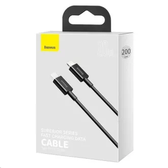 Kabel za hitro polnjenje Baseus Superior Series Type-C/Lightning 20W 1m črn