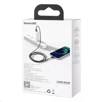 Kabel za hitro polnjenje Baseus Superior Series Type-C/Lightning 20W 1m črn