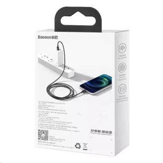Kabel za hitro polnjenje Baseus Superior Series Type-C/Lightning 20W 2m črn