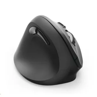 Hama vertikalna ergonomska brezžična miška EMW-500L, za levičarje, črna