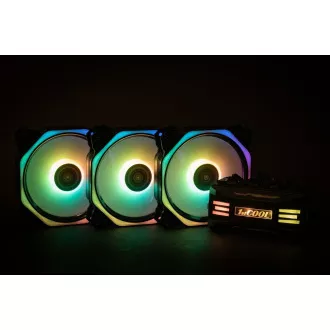 1stCOOL Komplet ventilatorjev AURA EVO 4 ARGB, 3x HEXA2 ventilator ARGB krmilnik daljinski upravljalnik 1stCOOL Komplet ventilatorjev AURA EVO 4 ARGB, 3x HEXA2 ventilator ARGB krmilnik daljinski upravljalnik