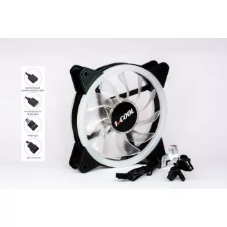 1stCOOL Ventilator AURA EVO Dual Ring ARGB ventilator 12cm