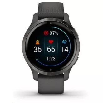 Garmin GPS športna ura Venu2S Slate/črni trak Garmin GPS športna ura Venu2S Slate/črni trak