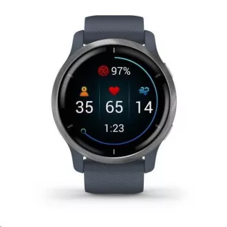 Garmin GPS športna ura Venu2 Silver/Granite Blue Band Garmin GPS športna ura Venu2 Silver/Granite Blue Band