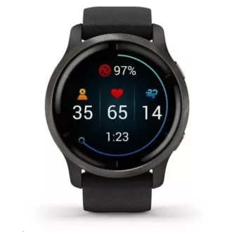Garmin GPS športna ura Venu2 Slate/Black Band Garmin GPS športna ura Venu2 Slate/Black Band