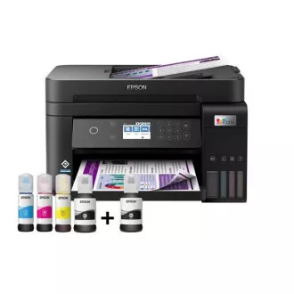 EPSON črnilo za tiskalnik EcoTank L6270, 3v1, A4, 1200x4800 dpi, 33 strani na minuto, USB, Wi-Fi, LAN, 5 let garancije po brezplačni registraciji - Rabljeno
