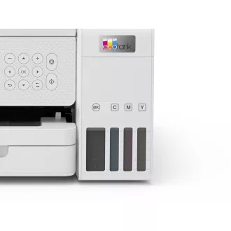 EPSON tiskalniško črnilo EcoTank L6276, 3v1, A4, 1200x4800 dpi, 33 strani na minuto, USB, Wi-Fi, LAN, belo, 5 let garancije po brezplačni registraciji