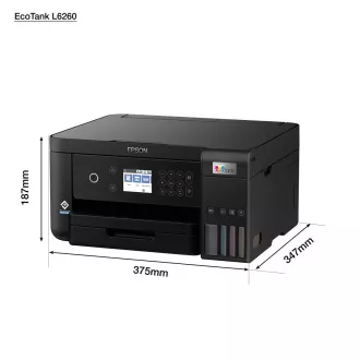 EPSON črnilo za tiskalnik EcoTank L6260, 3v1, A4, 1200x4800, 33 strani na minuto, USB, Wi-Fi, LAN, 5 let brezplačne garancije po registraciji