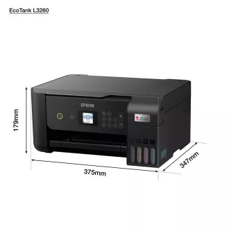 EPSON črnilo za tiskalnik EcoTank L3260, 3v1, A4, 1440x5760dpi, 33 str/min, USB, Wi-Fi