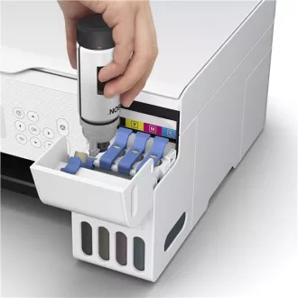 EPSON tiskalniško črnilo EcoTank L3266, 3v1, A4, 1440x5760dpi, 33 str/min, USB, Wi-Fi, belo