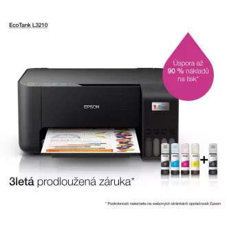 EPSON črnilo za tiskalnik EcoTank L3210, 3v1, A4, 1440x5760dpi, 33 strani na minuto, USB EPSON črnilo za tiskalnik EcoTank L3210, 3v1, A4, 1440x5760dpi, 33 strani na minuto, USB