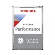TOSHIBA HDD X300 8TB, SATA III, 7200 vrtljajev na minuto, 256 MB predpomnilnika, 3, 5