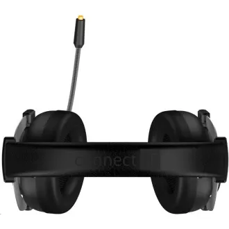 CONNECT IT DOODLE RGB gaming slušalke z mikrofonom, 2xJack USB, črne