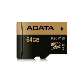 Kartica ADATA MicroSDXC 64GB Premier Pro UHS-I V30S (R:100/W:80 MB/s) adapter SD Kartica ADATA MicroSDXC 64GB Premier Pro UHS-I V30S (R:100/W:80 MB/s) adapter SD