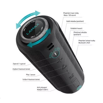 Zvočnik Bluetooth LAMAX Sounder2 Max