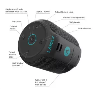 LAMAX Sounder2 Mini zvočnik Bluetooth