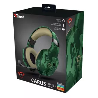 TRUST GXT 323C Carus Gaming Headset, džungelska kamuflaža