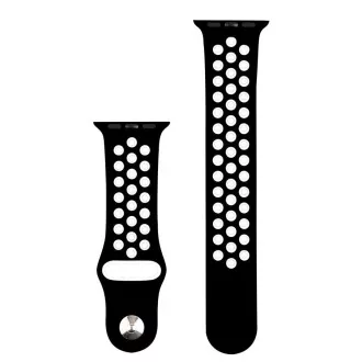 RhinoTech športni trak za Apple Watch 42 / 44 mm črno-bel RhinoTech športni trak za Apple Watch 42 / 44 mm črno-bel