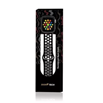 RhinoTech športni trak za Apple Watch 42 / 44 mm črno-bel RhinoTech športni trak za Apple Watch 42 / 44 mm črno-bel