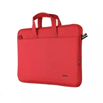 TRUST 16" torba za prenosni računalnik Bologna Slim Laptop Bag Eco, rdeča