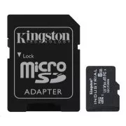 Kingstonova kartica MicroSDHC 8GB Industrial C10 A1 pSLC   adapter SD