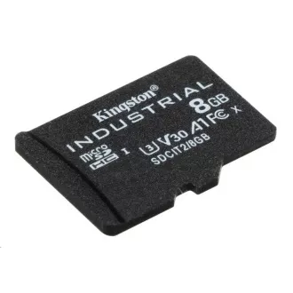 Kingstonova kartica MicroSDHC 8 GB Industrial C10 A1 pSLC v enem paketu