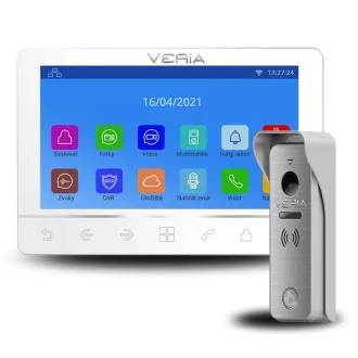 Videotelefon Veria SET 8276B bela   vstopna postaja 831 iz serije 2-WIRE