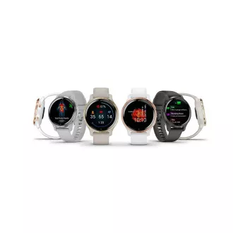 Garmin GPS športna ura Venu® 2S Rose Gold/White Leather Band Garmin GPS športna ura Venu® 2S Rose Gold/White Leather Band