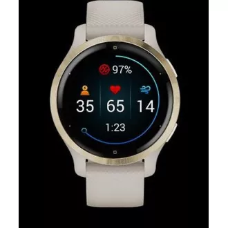 Garmin GPS športna ura Venu® 2S Rose Gold/White Leather Band Garmin GPS športna ura Venu® 2S Rose Gold/White Leather Band