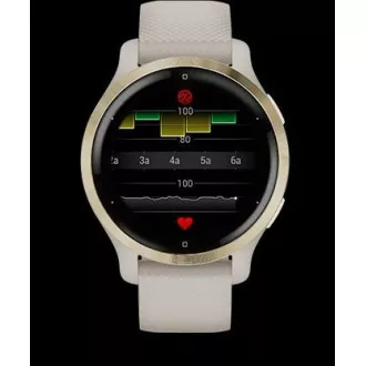 Garmin GPS športna ura Venu® 2S Rose Gold/White Leather Band Garmin GPS športna ura Venu® 2S Rose Gold/White Leather Band