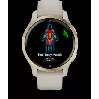Garmin GPS športna ura Venu® 2S Rose Gold/White Leather Band Garmin GPS športna ura Venu® 2S Rose Gold/White Leather Band