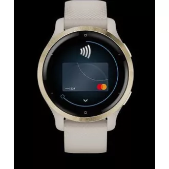 Garmin GPS športna ura Venu® 2S Rose Gold/White Leather Band Garmin GPS športna ura Venu® 2S Rose Gold/White Leather Band