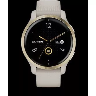 Garmin GPS športna ura Venu® 2S Rose Gold/White Leather Band Garmin GPS športna ura Venu® 2S Rose Gold/White Leather Band