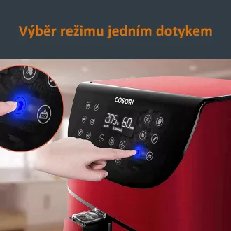 Cosori CP158-AF PREMIUM - 5,5-litrski friteza na vroč zrak 5x nabodala in žar. rešetka, rdeča Cosori CP158-AF PREMIUM - 5,5-litrski friteza na vroč zrak 5x nabodala in žar. rešetka, rdeča