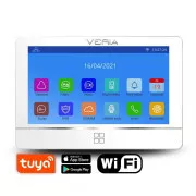 VERIA 8277B-W (Wi-Fi) serija 2-WIRE LCD monitor videotelefon bele barve
