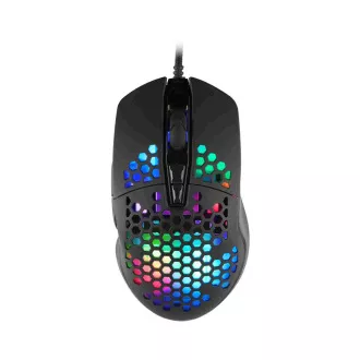 C-TECH Gaming miška Scarab, 7200 DPI, RGB osvetlitev, USB