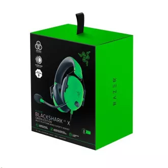 Slušalke RAZER Blackshark V2 X, žične, zelene