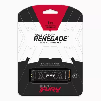 Kingston FURY RENEGADE 1TB (1000GB) M.2 2280 NVMe™ PCIe Gen 4 SSD (R 7300MB/s; W 6000MB/s)