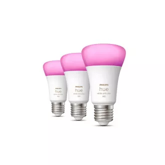 PHILIPS Hue White and Color Ambiance 6,5W 800 E27 3ks