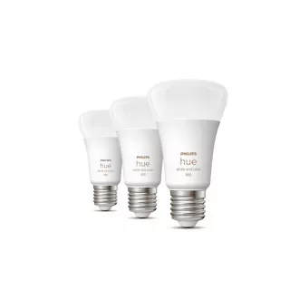 PHILIPS Hue White and Color Ambiance 6,5W 800 E27 3ks