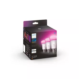 PHILIPS Hue White and Color Ambiance 6,5W 800 E27 3ks