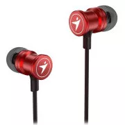 GENIUS slušalke HS-M316 METALLIC RED, 4pin 3, 5 mm jack, rdeče
