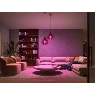 Philips Hue White and Color Ambiance 9W 1100 E27 majhen začetni komplet Philips Hue White and Color Ambiance 9W 1100 E27 majhen začetni komplet