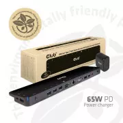 Club3D Priključna postaja USB-C 14v1, 1xDP, 1xHDMI, 1xVGA, 2xUSB-C, 5xUSB, bralnik kartic SD, črna