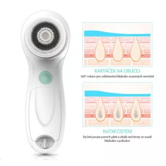 TOUCHBeauty 0759A Ščetka za čiščenje 3v1 roza
