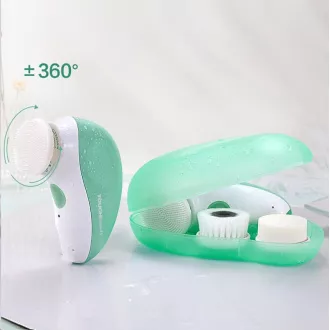 TOUCHBeauty 1387A Čopič za čiščenje 3v1, zelen