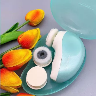 TOUCHBeauty 1387A Čopič za čiščenje 3v1, zelen