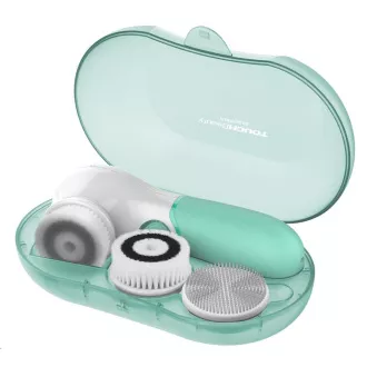 TOUCHBeauty 14838 Čopič za čiščenje obraza 3v1 zelen