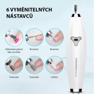 TOUCHBeauty 1733 Brusilnik za manikuro in pedikuro 6v1
